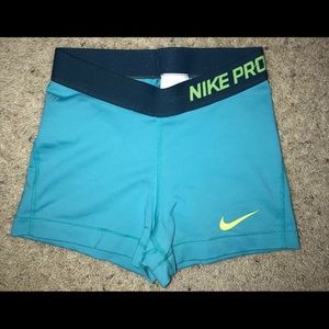 Teal Nike Pros